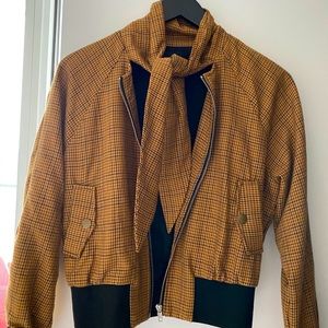 Vintage pattern Jacket and cheetah print vest